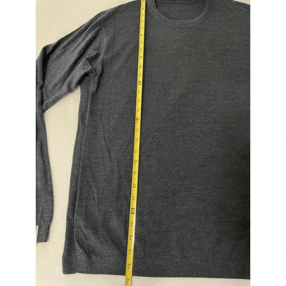 PAKA Mens Sweater XL Blue Royal Alpaca Blend Handmade Pullover Knit Crewneck - Picture 5 of 6